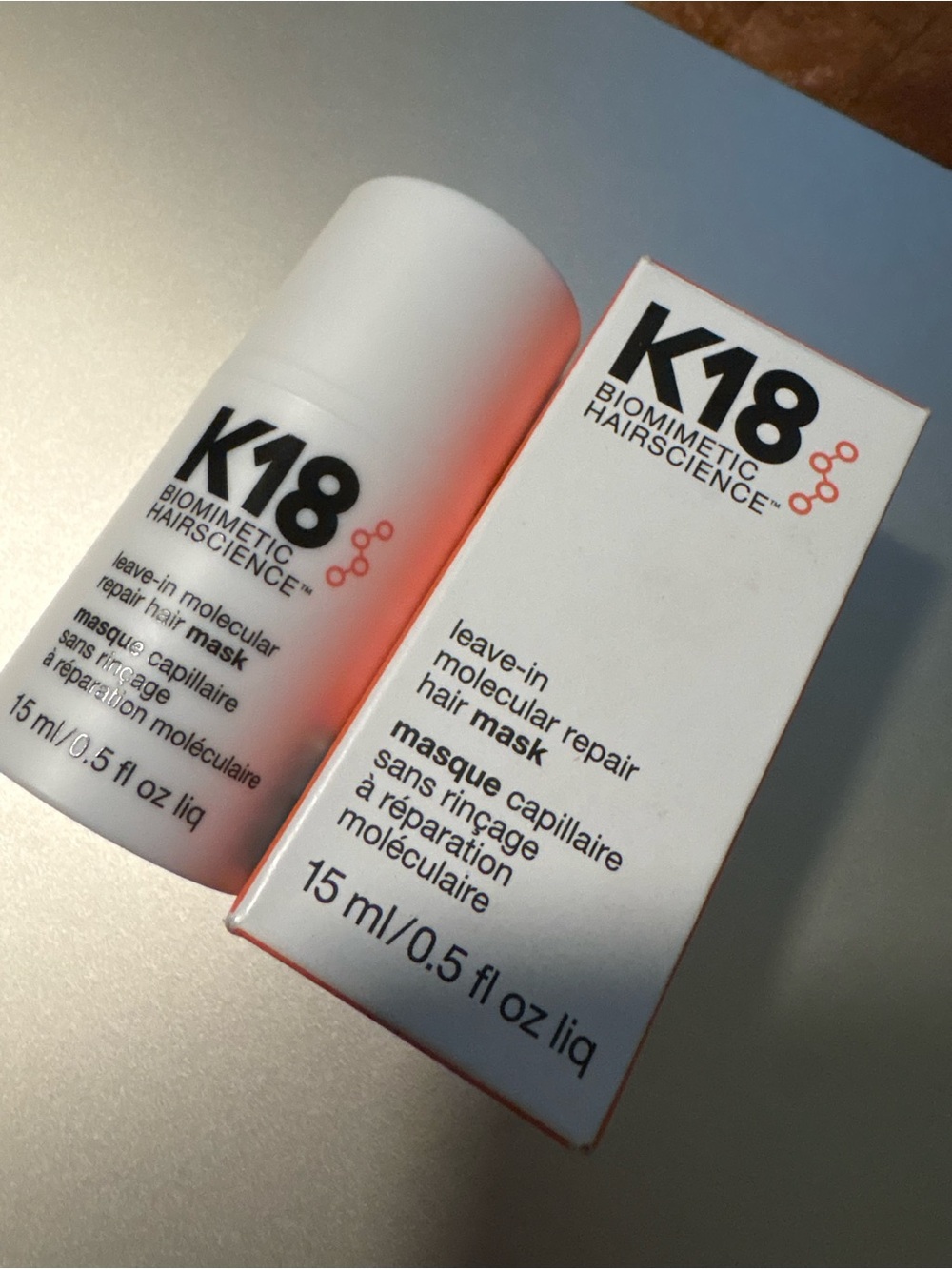 K18 Leave-In Molecular Repair Hair Mask – White